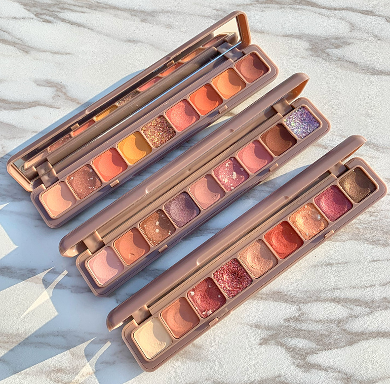 Pearlescent Matte Glitter 9 Color Eyeshadow Palette
