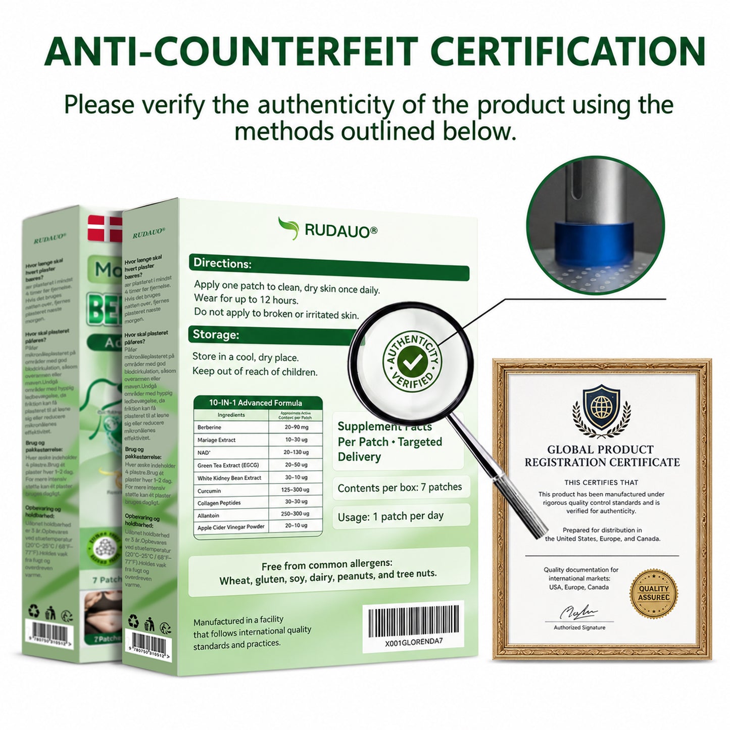 𝐔𝐝𝐯𝐢𝐤𝐥𝐞𝐭 𝐚𝐟 𝐥æ𝐠𝐞𝐫 𝐢 𝐃𝐚𝐧𝐦𝐚𝐫𝐤 2️⃣| 𝐑𝐔𝐃𝐀𝐔𝐎® 𝐌𝐨𝐫𝐢𝐧𝐠𝐚 · 𝐁𝐞𝐫𝐛𝐞𝐫𝐢𝐧 × 𝐍𝐀𝐃⁺ 𝟏𝟎-𝐢-𝟏 𝐚𝐯𝐚𝐧𝐜𝐞𝐫𝐞𝐭 𝐧𝐚𝐧𝐨𝐦𝐢𝐤𝐫𝐨𝐧å𝐥𝐞𝐩𝐥𝐚𝐬𝐭𝐞𝐫 𝐦𝐞𝐝 𝐬𝐭𝐨𝐫 𝐝æ𝐤𝐧𝐢𝐧𝐠 | 𝐍𝐞𝐦 𝐚𝐭 𝐛𝐫𝐮𝐠𝐞 𝐡𝐯𝐞𝐫 𝐝𝐚𝐠 · 𝐒𝐲𝐧𝐥𝐢𝐠𝐞 𝐫𝐞𝐬𝐮𝐥𝐭𝐚𝐭𝐞𝐫 𝐩å 𝐬å 𝐥𝐢𝐝𝐭 𝐬𝐨𝐦 𝟕 𝐝𝐚𝐠𝐞