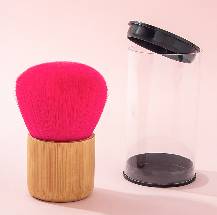 Makeup Brush Bamboo Handle Red Hair Small Fat Dun Single Support Loose Brush