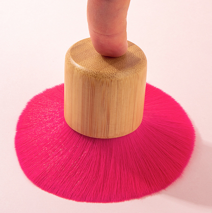 Makeup Brush Bamboo Handle Red Hair Small Fat Dun Single Support Loose Brush